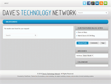 Tablet Screenshot of davestechnologynetwork.com